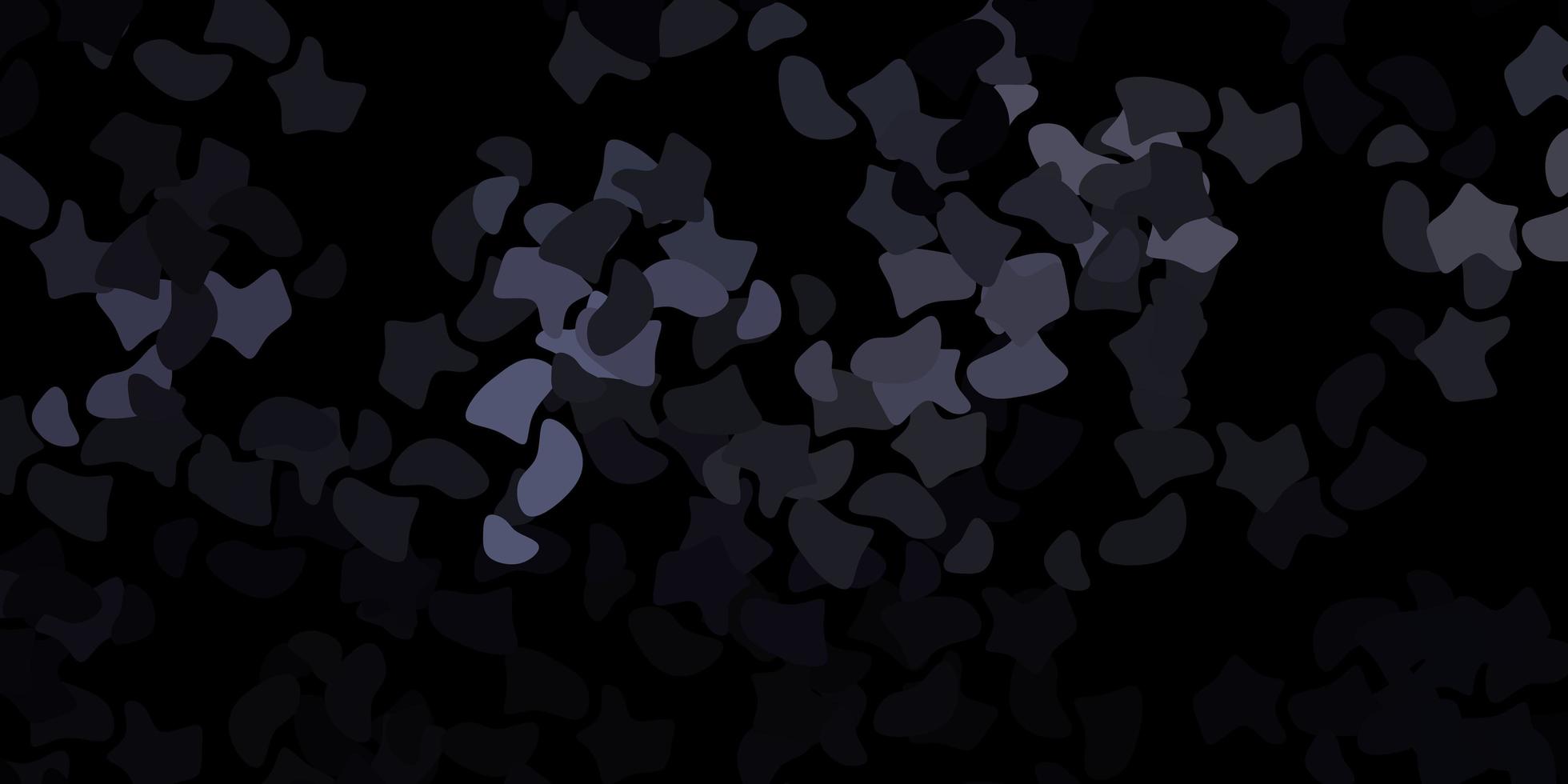 padrão de vetor cinza escuro com formas abstratas.