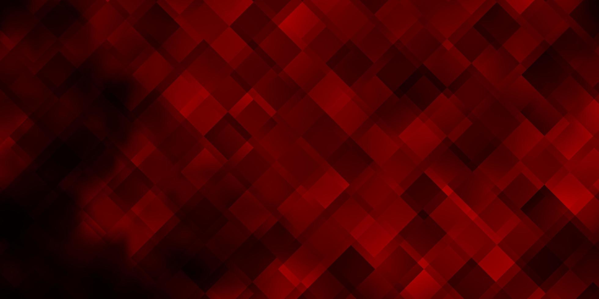 textura vector vermelho escuro em estilo retangular