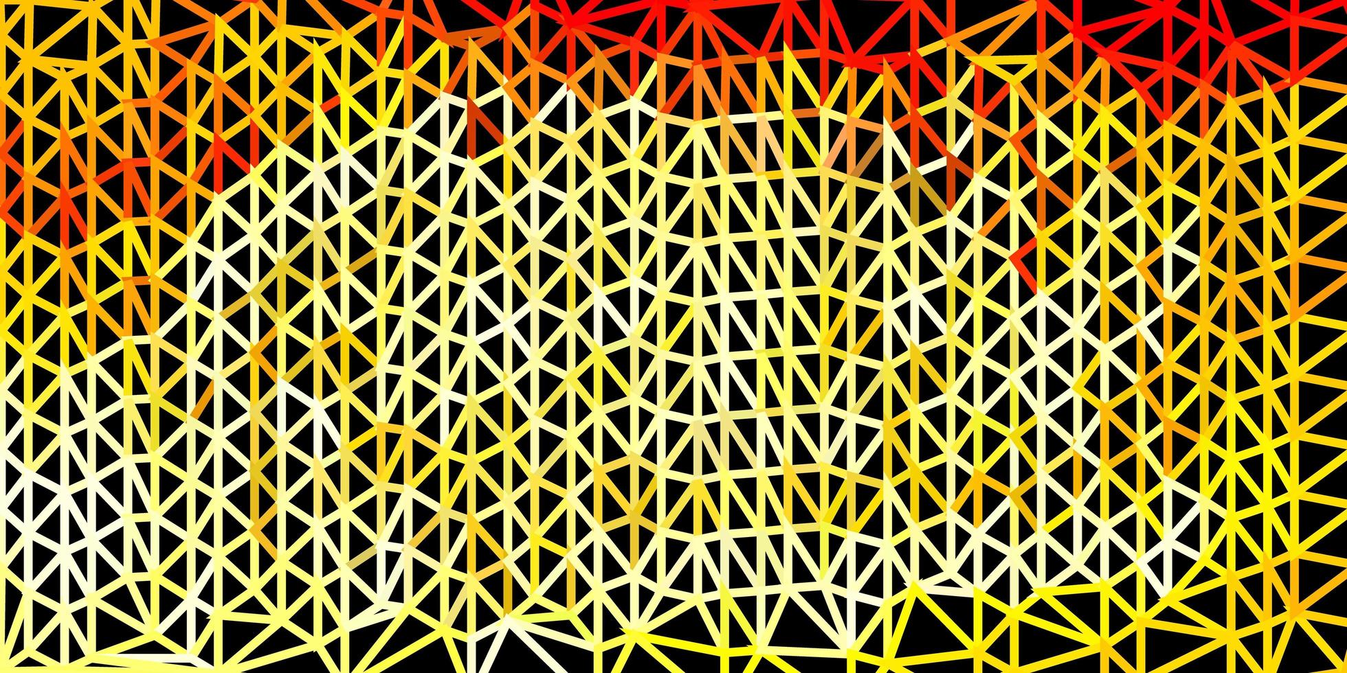 padrão de mosaico do triângulo do vetor laranja claro.