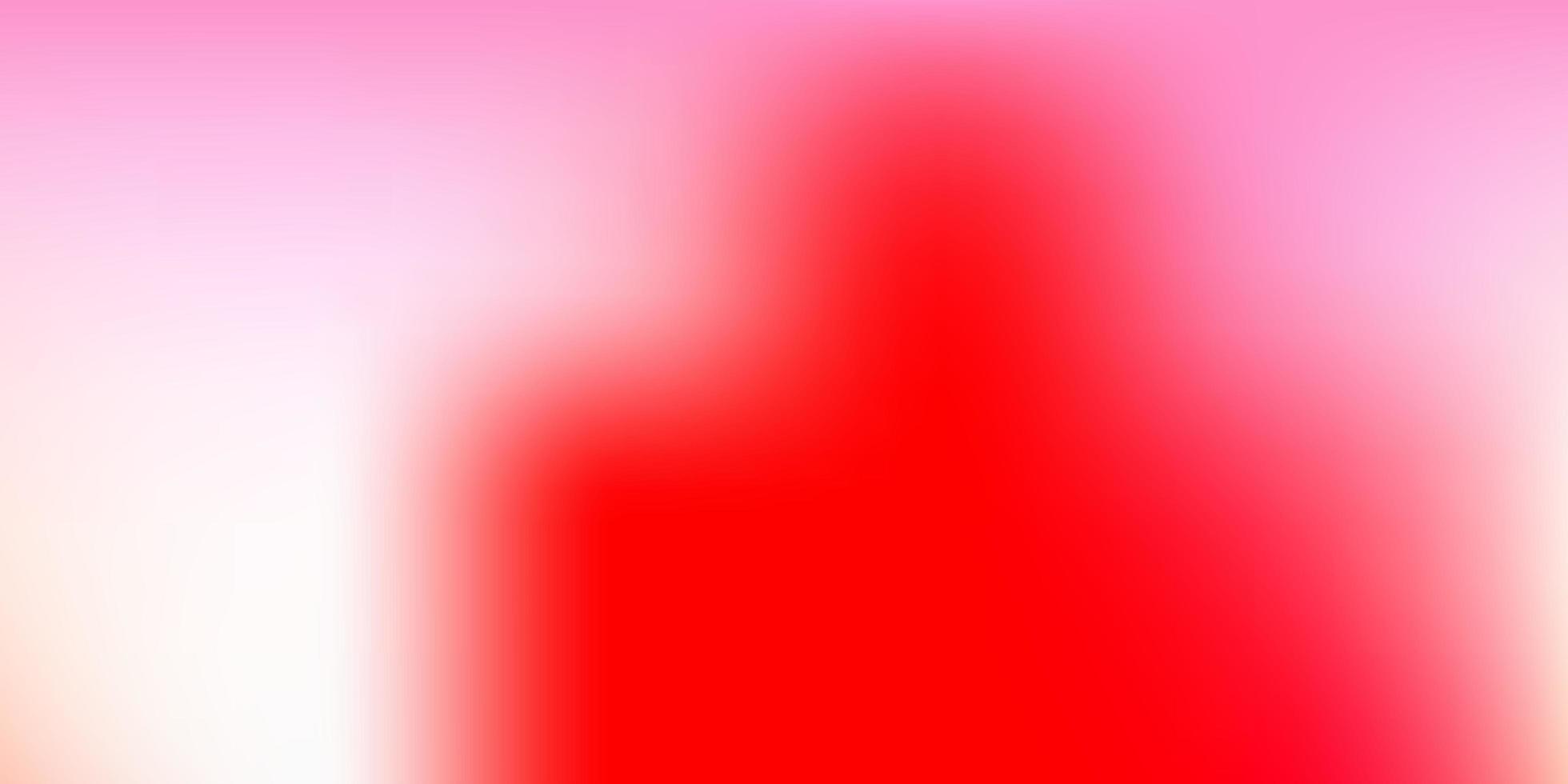 layout de borrão de gradiente de vetor vermelho claro.