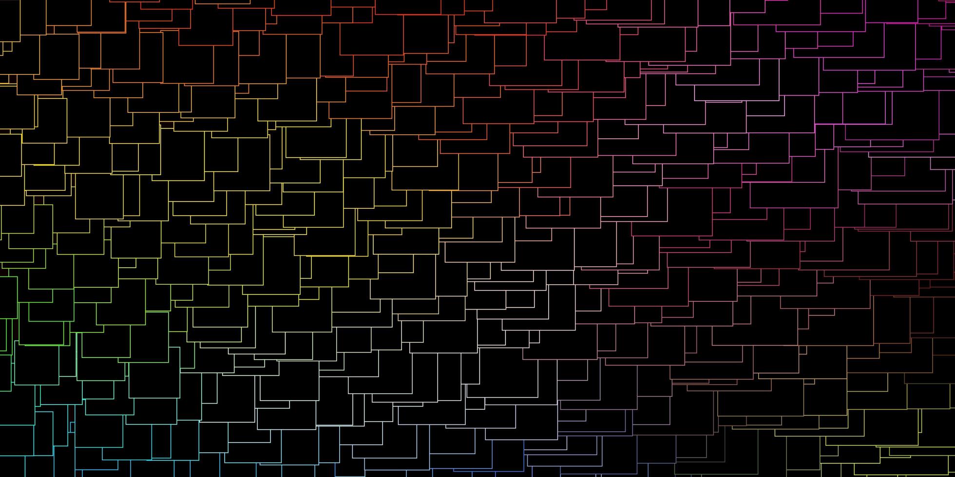 fundo escuro do vetor multicolor com retângulos.