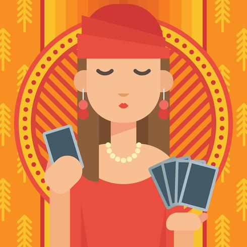 Ilustração da Fortune Teller vetor