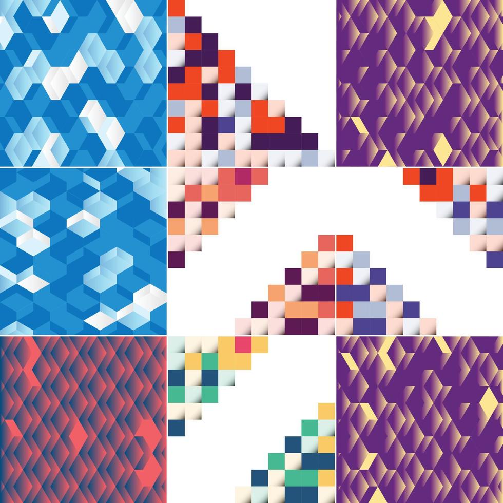 fundo vetorial com uma ilustração de textura abstrata com quadrados adequados para uso como design padrão para banners. cartazes. panfletos. cartões. cartões postais. capas. e brochuras vetor