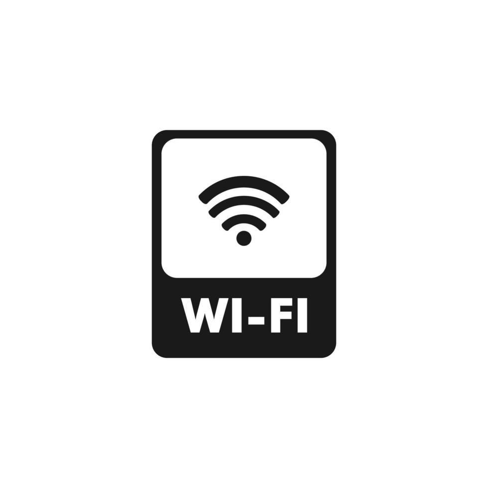 ilustração de área de sinal wi-fi em vetor para logotipo ou ícone