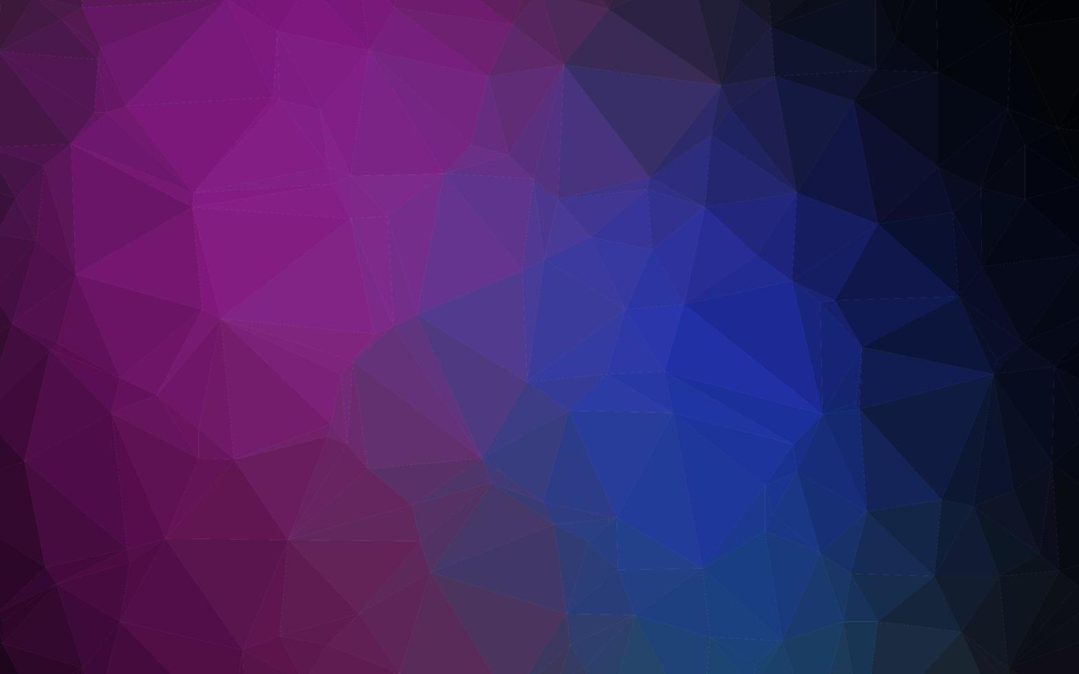 padrão poligonal de vetor rosa escuro, azul.