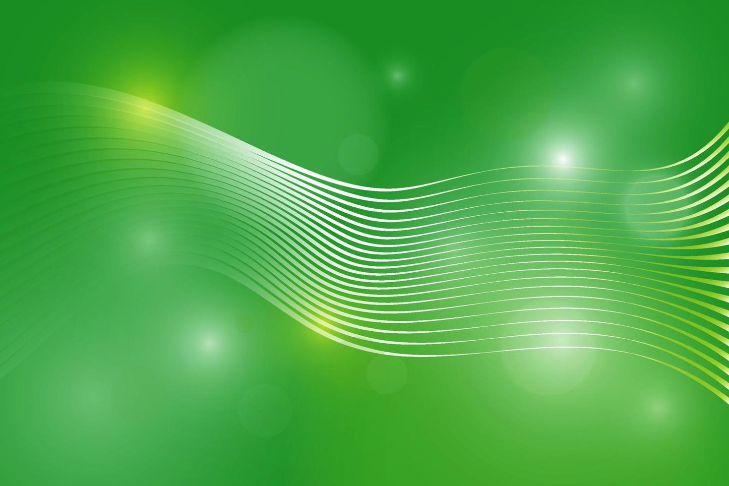 fundo de cor verde abstrato com padrão de listras modernas, elemento de onda, luz futurista. ilustração vetorial. vetor