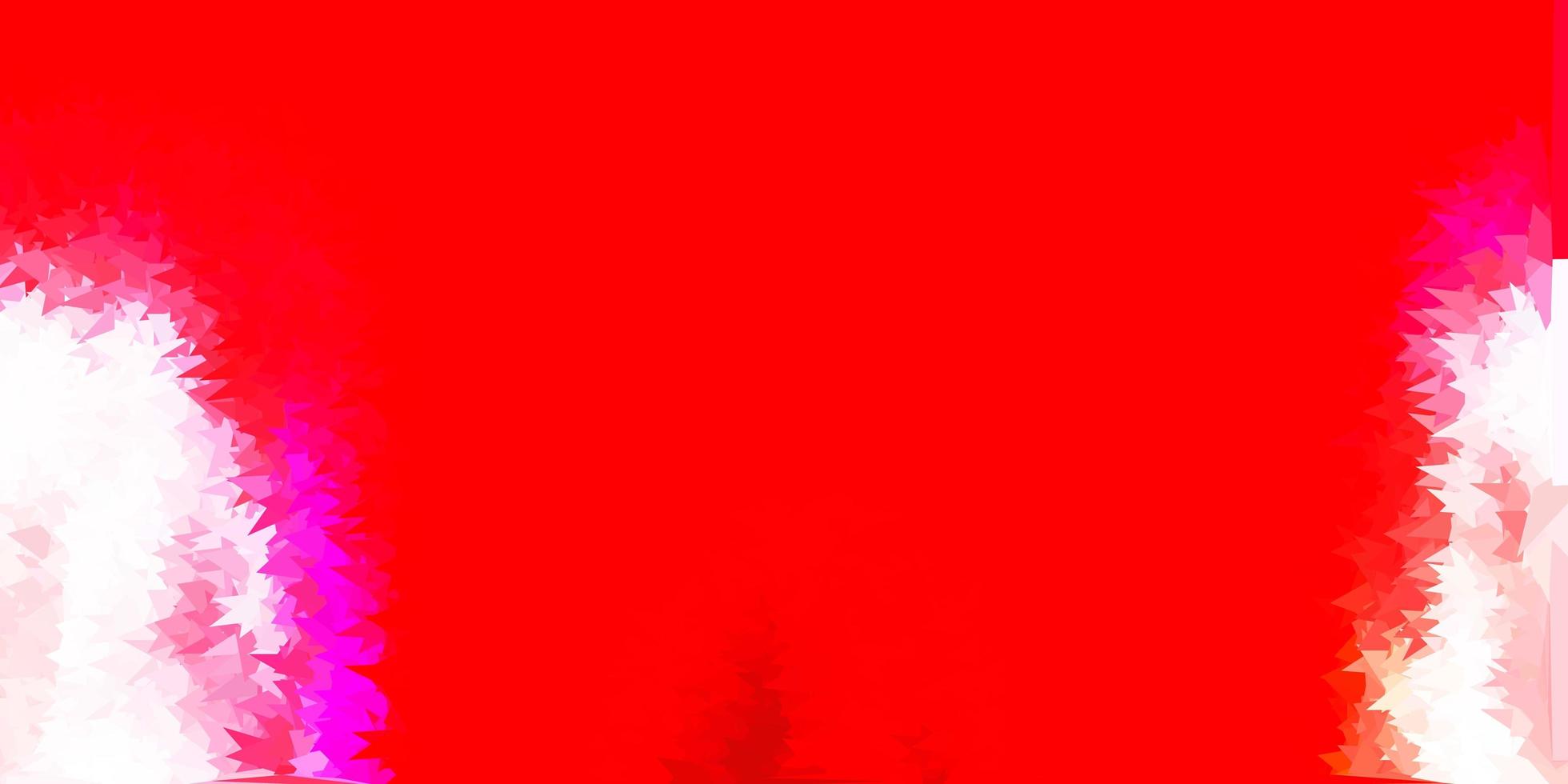 textura de polígono gradiente de vetor vermelho claro.