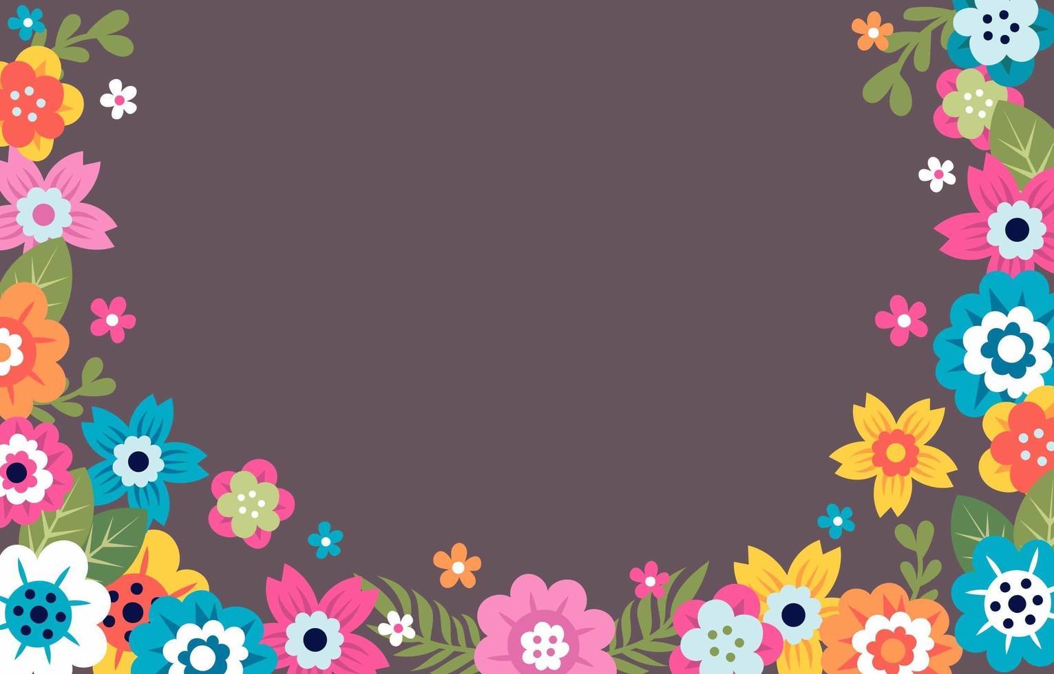 fundo floral minimalista vetor