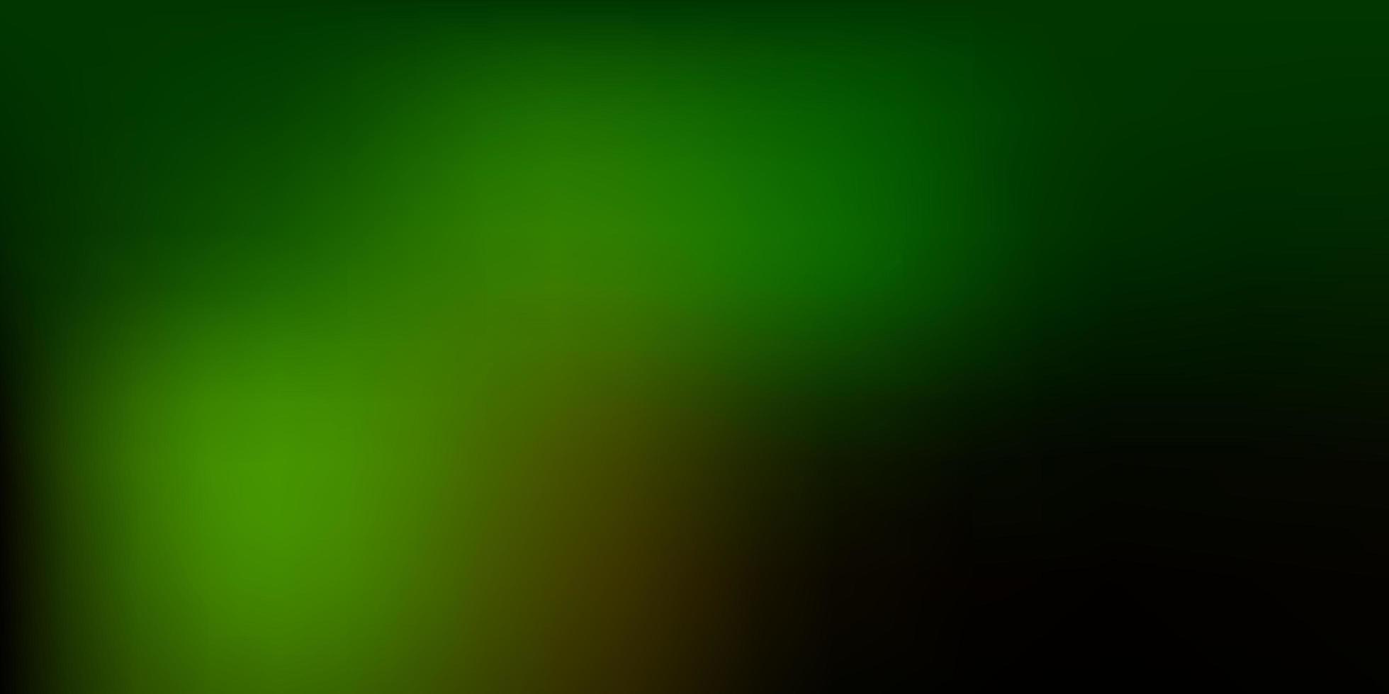 textura de desfoque de gradiente de vetor verde e amarelo escuro.