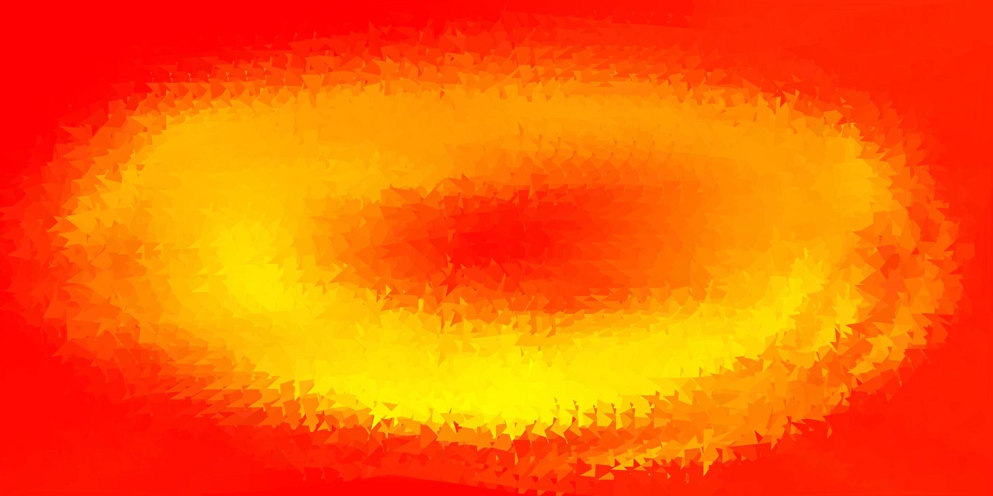 textura de triângulo abstrato de vetor laranja claro.