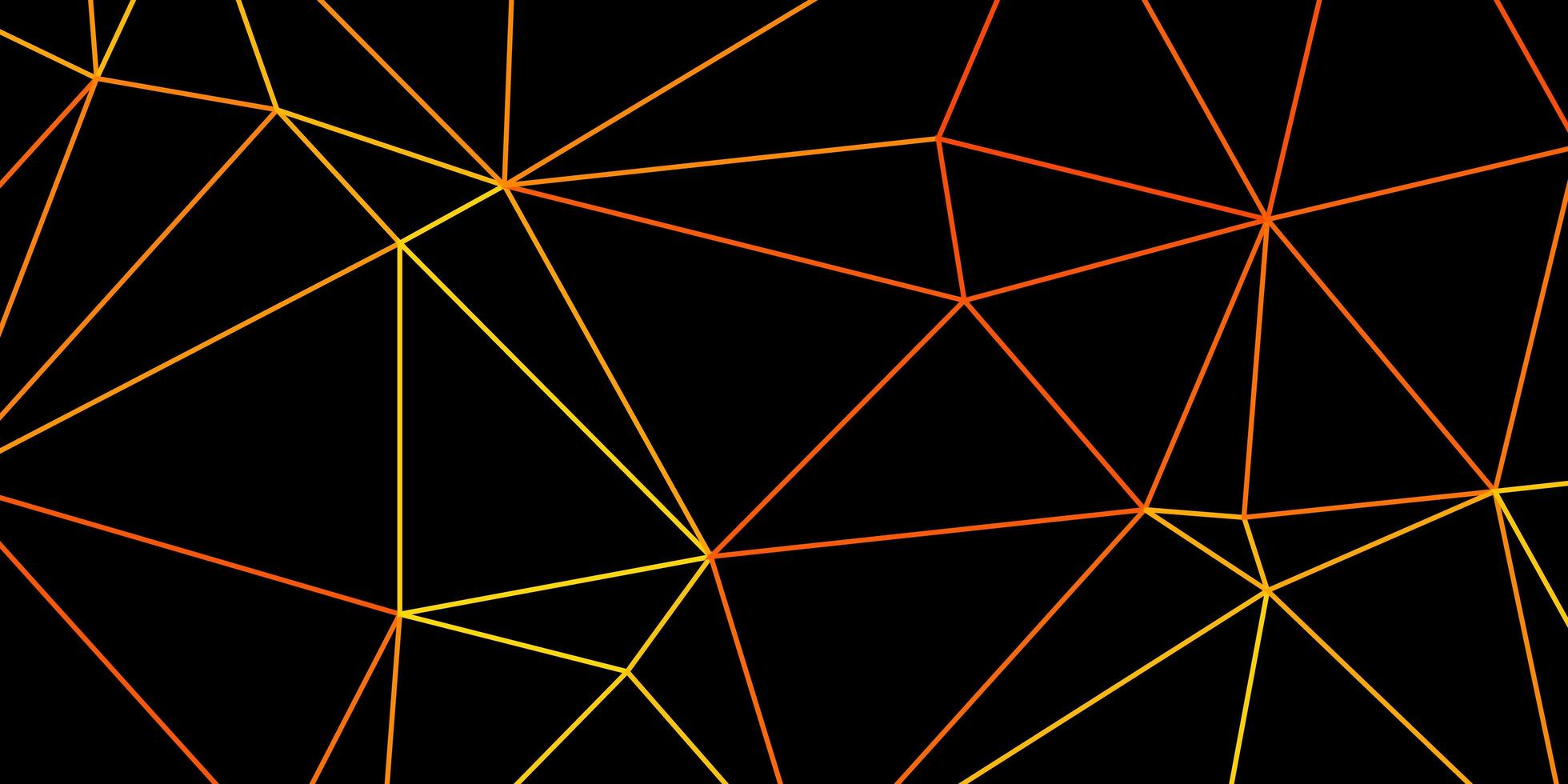 textura de triângulo abstrato de vetor laranja claro.