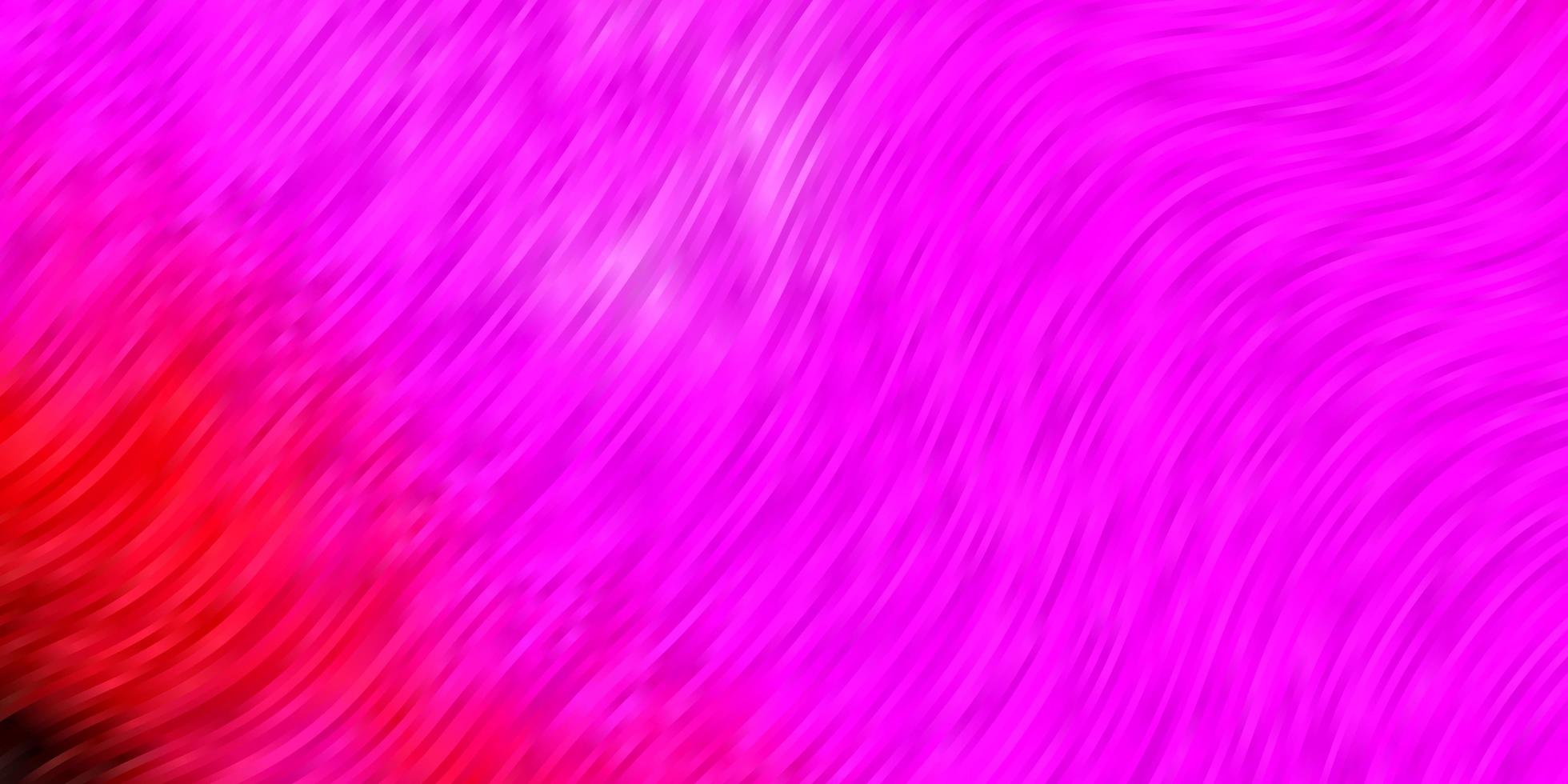 pano de fundo vector roxo, rosa escuro com linhas dobradas.