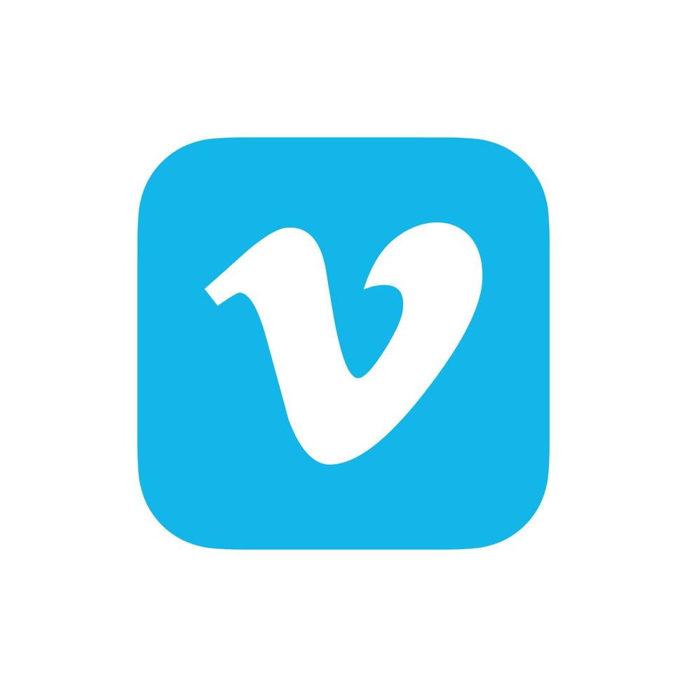 logotipo do vimeo, símbolo do vimeo, vetor grátis do ícone do vimeo