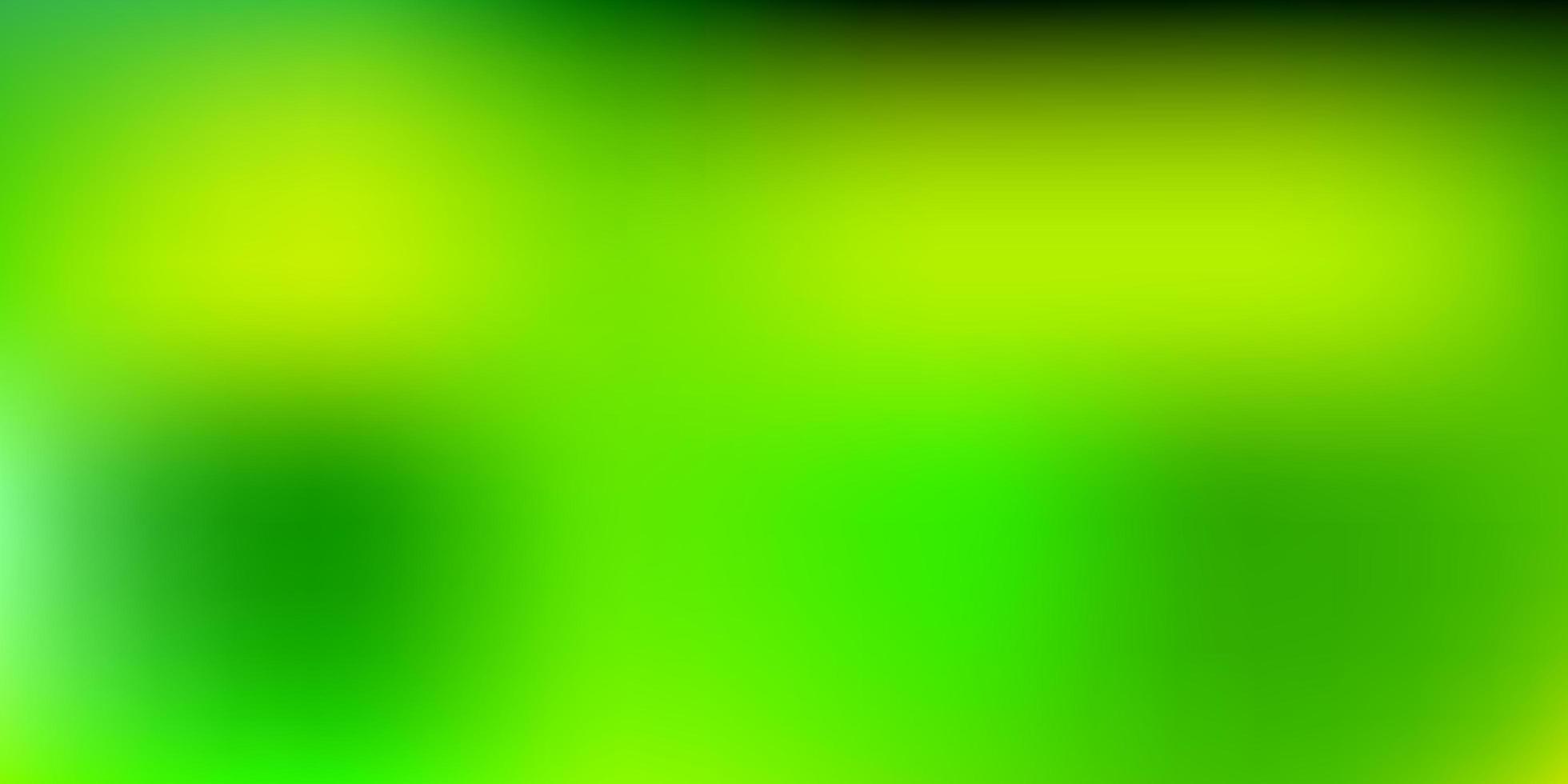 o abstrato do vetor verde e amarelo claro desfocar o fundo.