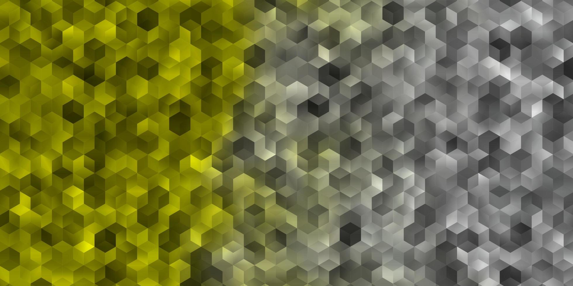 fundo vector amarelo claro com hexágonos.