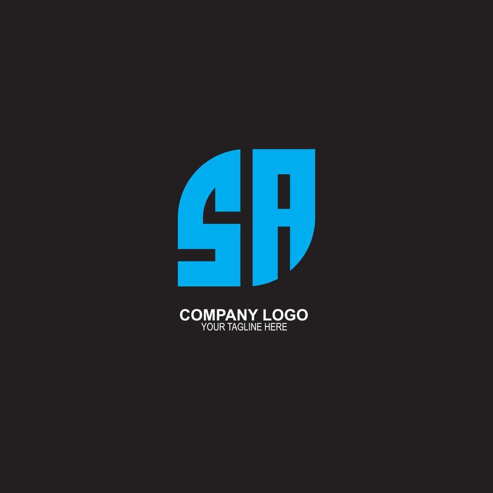 modelos de vetores de design de logotipo sa