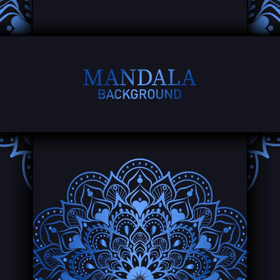 fundo de design de mandala ornamental elegante vetor