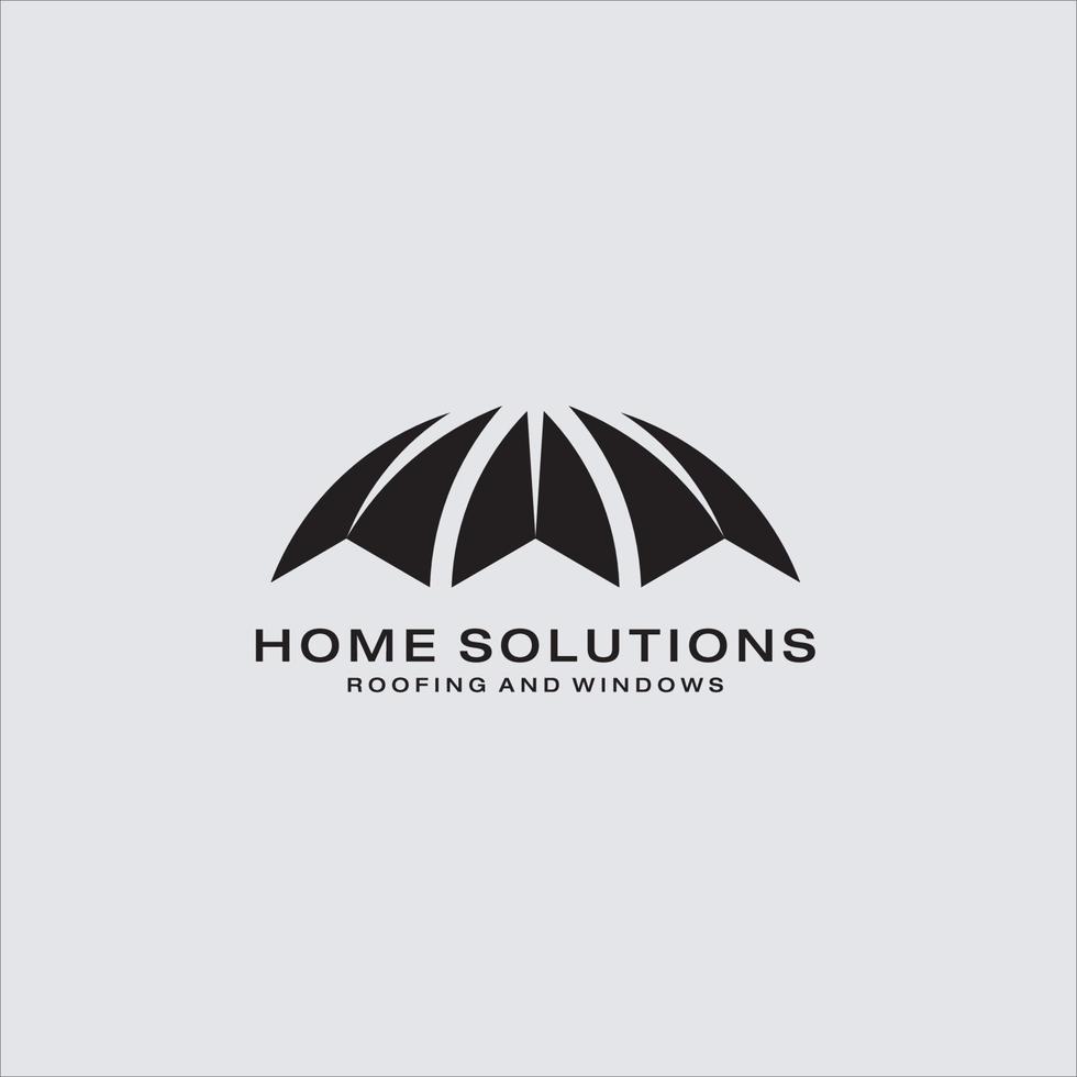 logotipo de guarda-chuva colorido abstrato exclusivo vetor