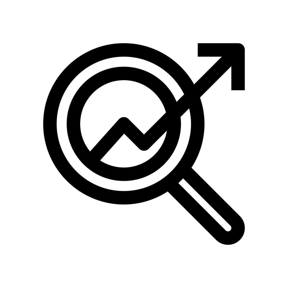 ícone de pesquisa para seu site, celular, apresentação e design de logotipo. vetor