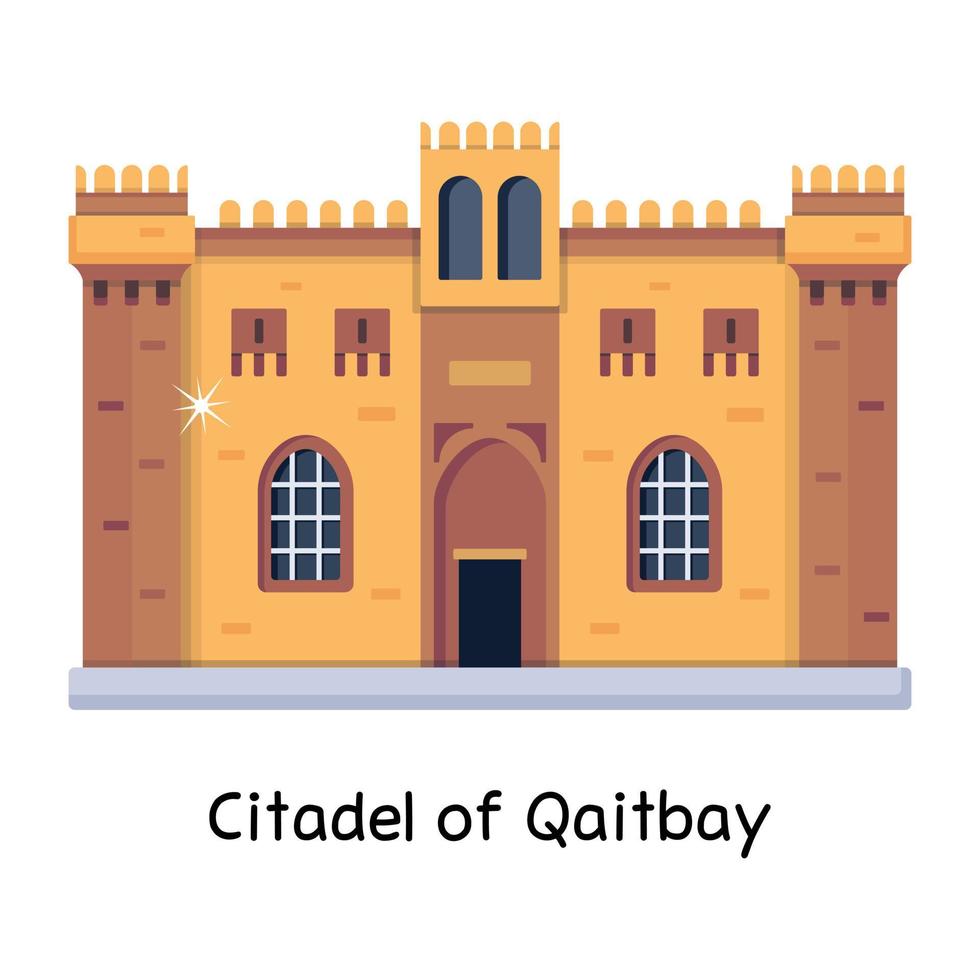 cidadela de qaitbay vetor