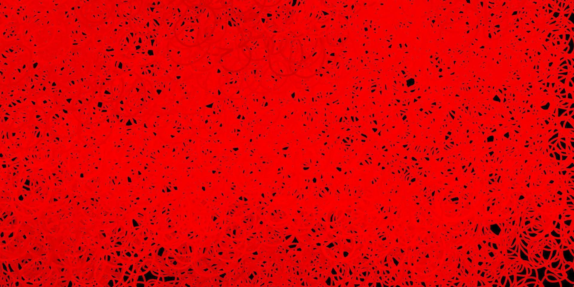 fundo vector vermelho escuro com formas aleatórias.