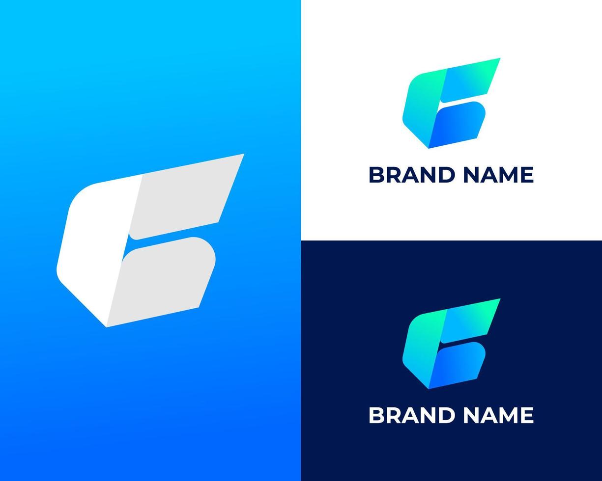 modelo de design de logotipo gb moderno elemento de marca gráfica vetorial vetor