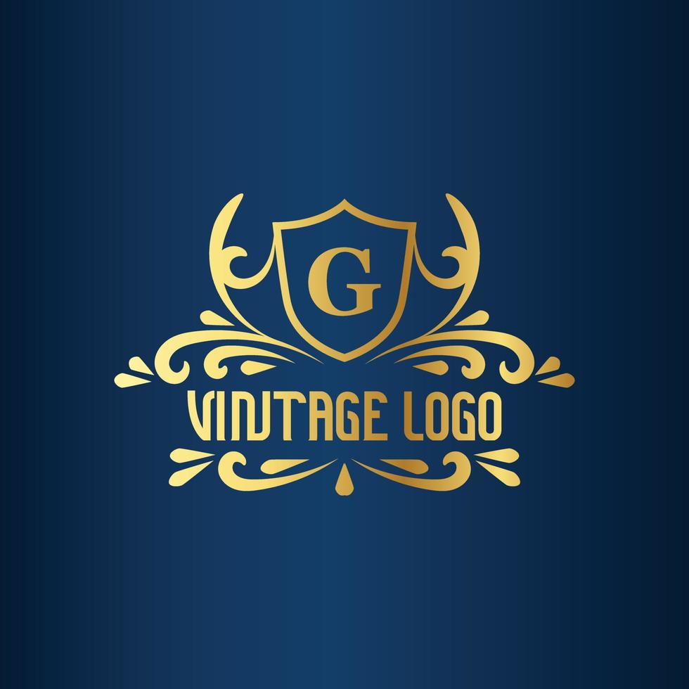 logotipo de luxo grátis. logotipo do modelo real. elegante com vetor de logotipo de coroa, ilustração em vetor de logotipo de letras criativas.