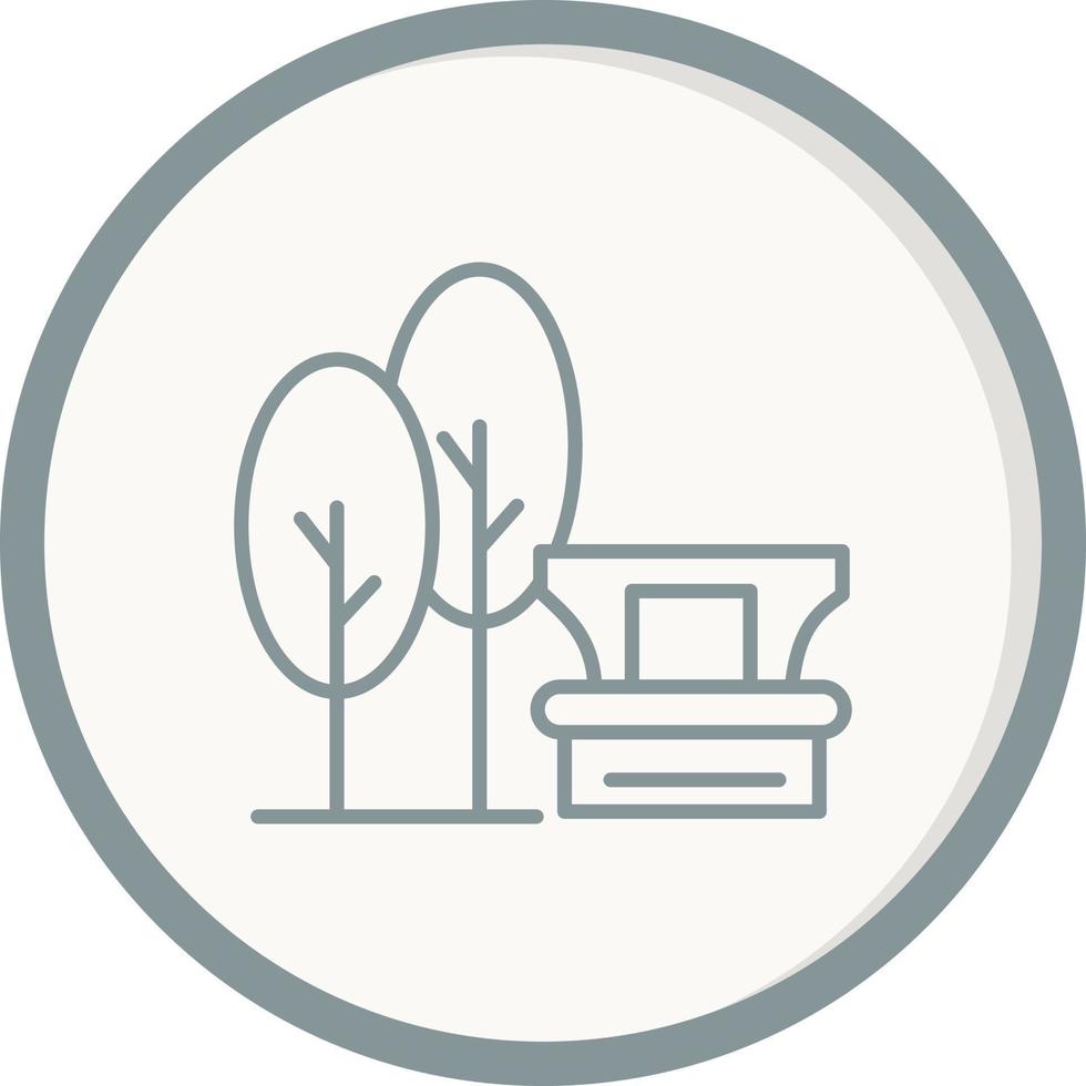 ícone de vetor de jardim