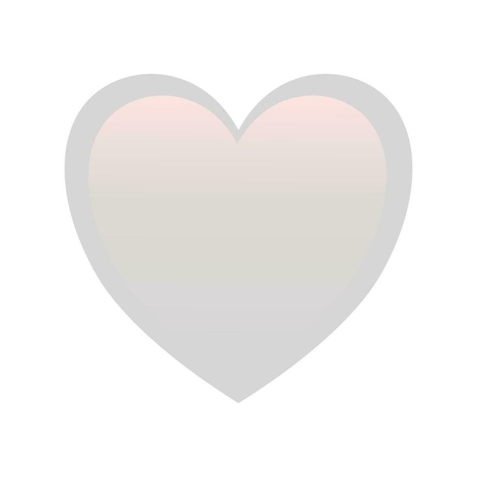 arquivo vetorial de emoji de coração vetor