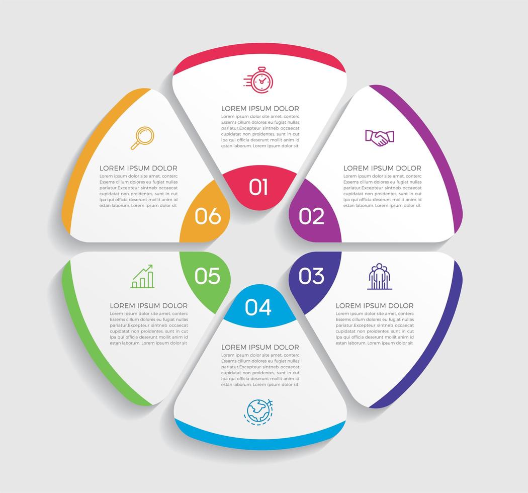 ilustração em vetor design infográfico conceito de negócio