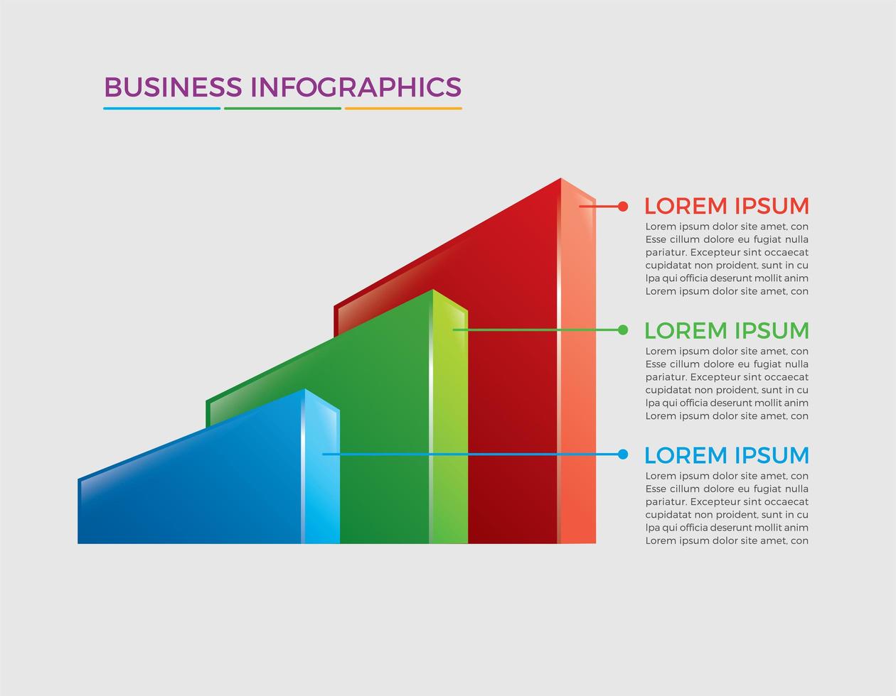 ilustração em vetor design infográfico conceito de negócio
