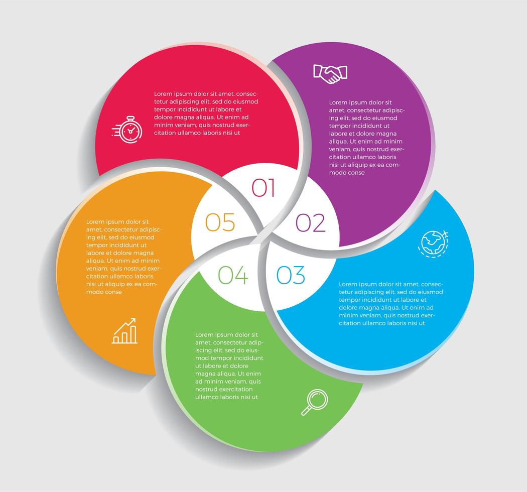 ilustração em vetor design infográfico conceito de negócio