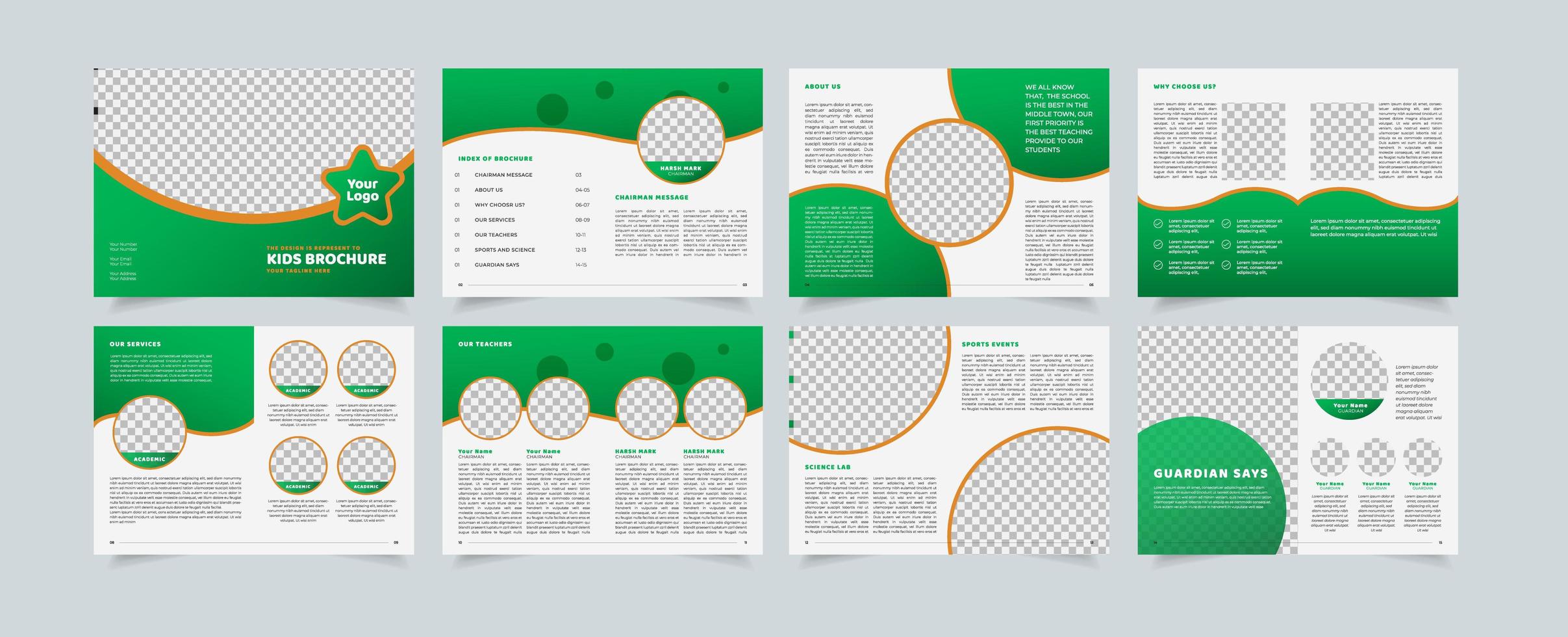 modelo criativo de proposta de empresa, design de brochura multiuso, design geométrico de proposta de negócios, formato a4 vertical vetor