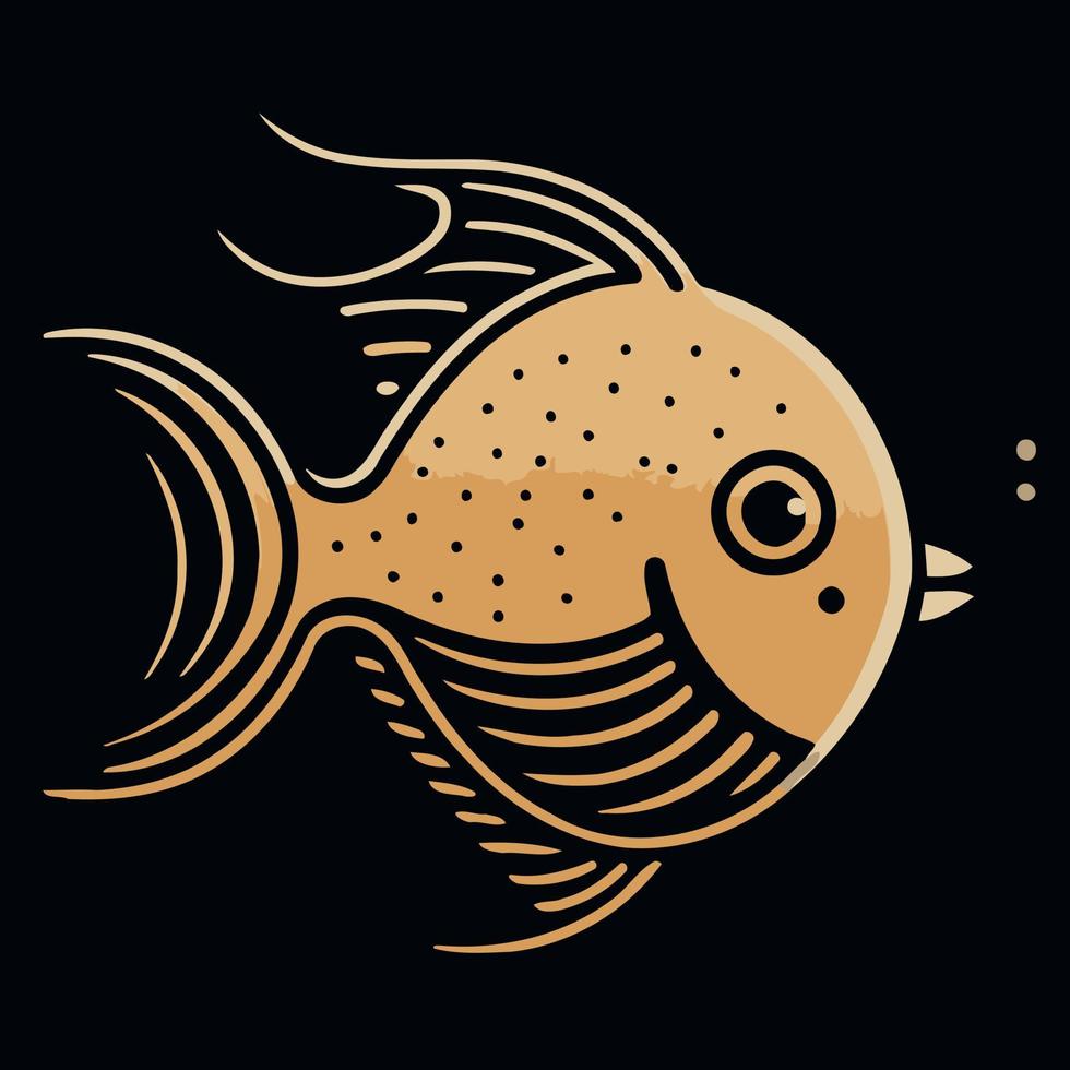 peixe animal aquático vetor