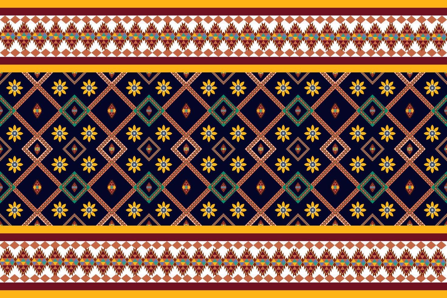 vetor de padrão sem emenda geométrico étnico. padrão de motivo asteca americano árabe africano. elementos vetoriais projetados para fundo, papel de parede, impressão, embrulho, azulejo, padrão de tecido. padrão de vetor.