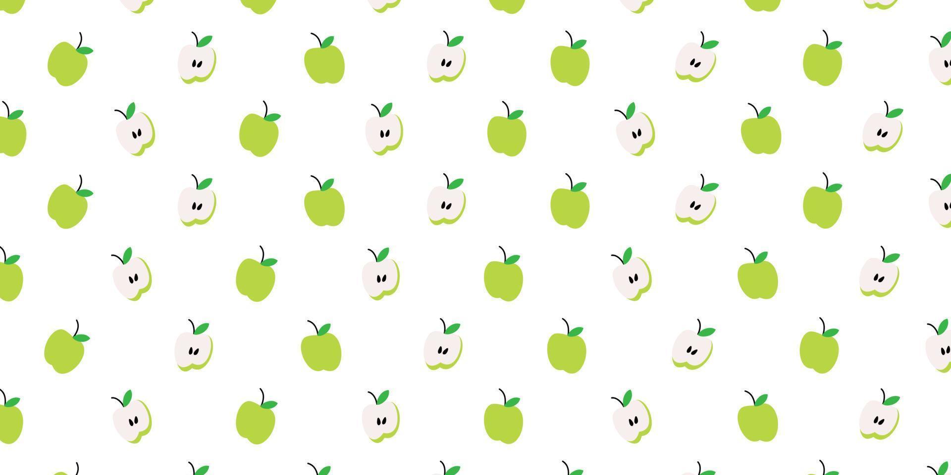 ilustração simples de maçã para design de papel de parede vetor