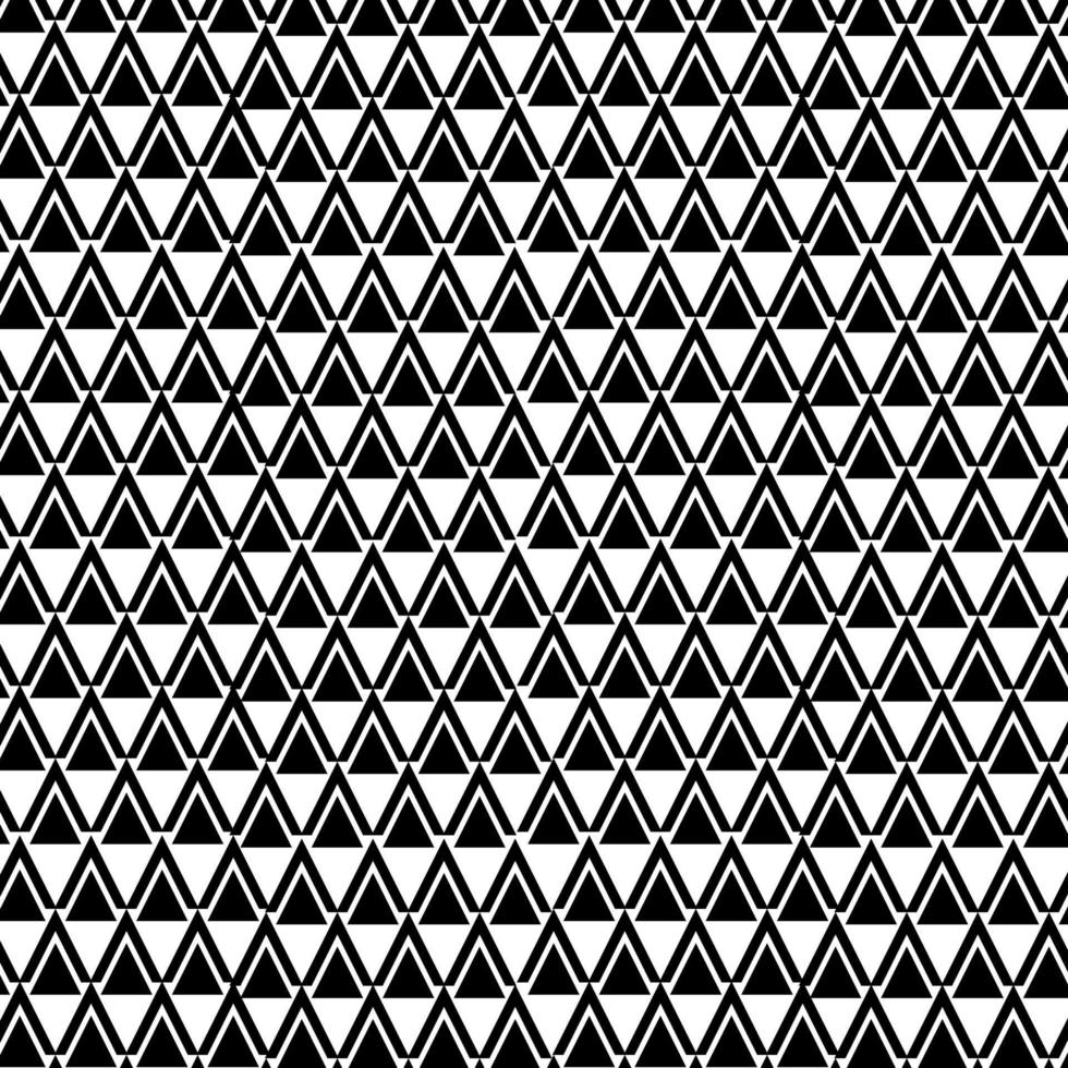 gráficos vetoriais preto e branco de papel de parede triangular vetor