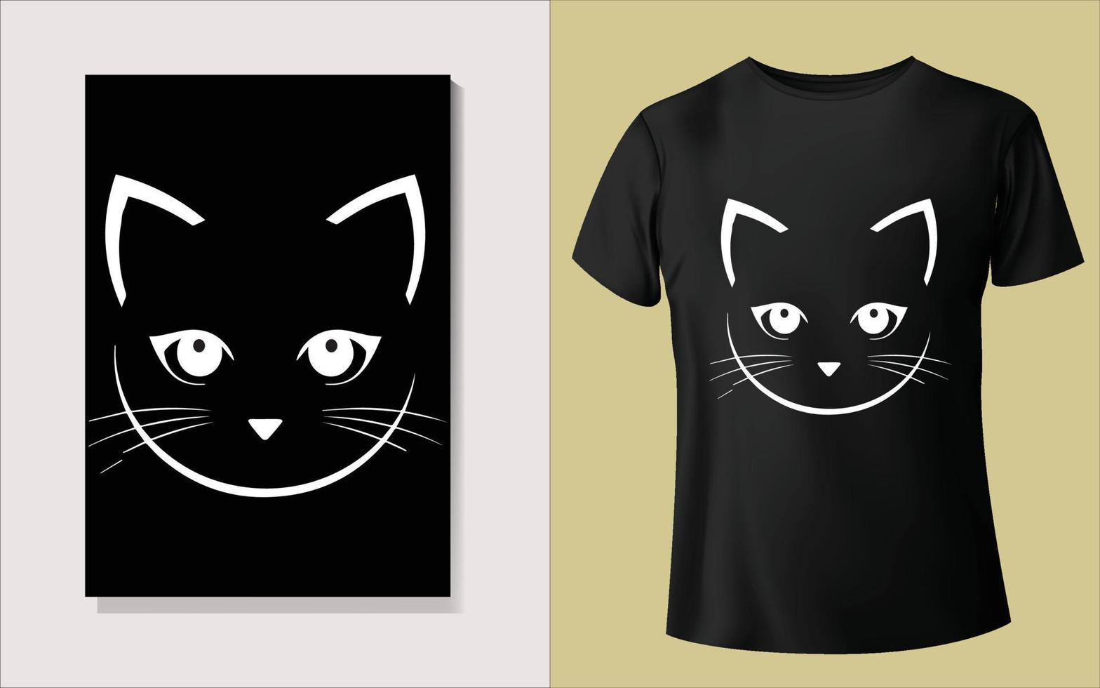 design de camiseta de animal fofo vetor