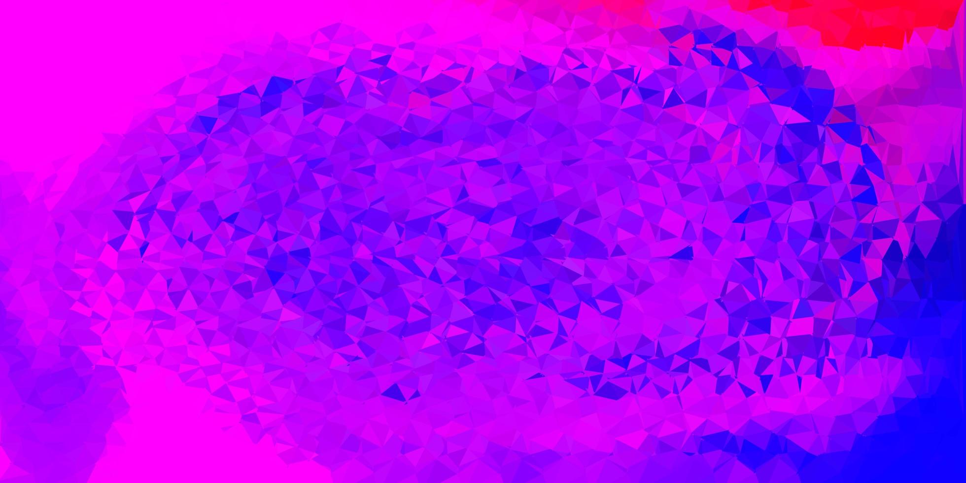 textura de polígono gradiente de vetor roxo e rosa claro.