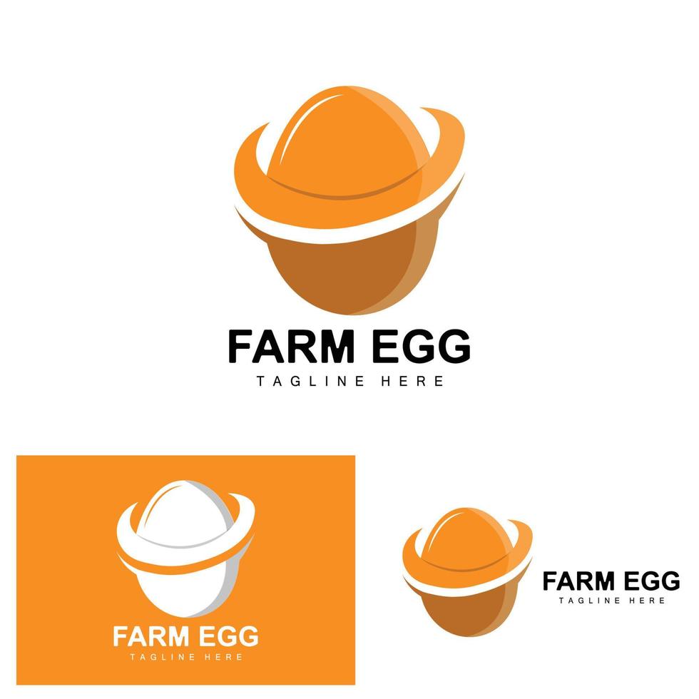 logotipo de ovo, design de fazenda de ovos, logotipo de frango, vetor de comida asiática