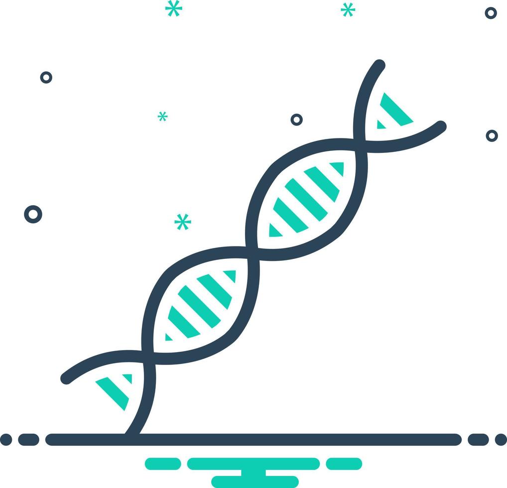 ícone de mistura para gene vetor