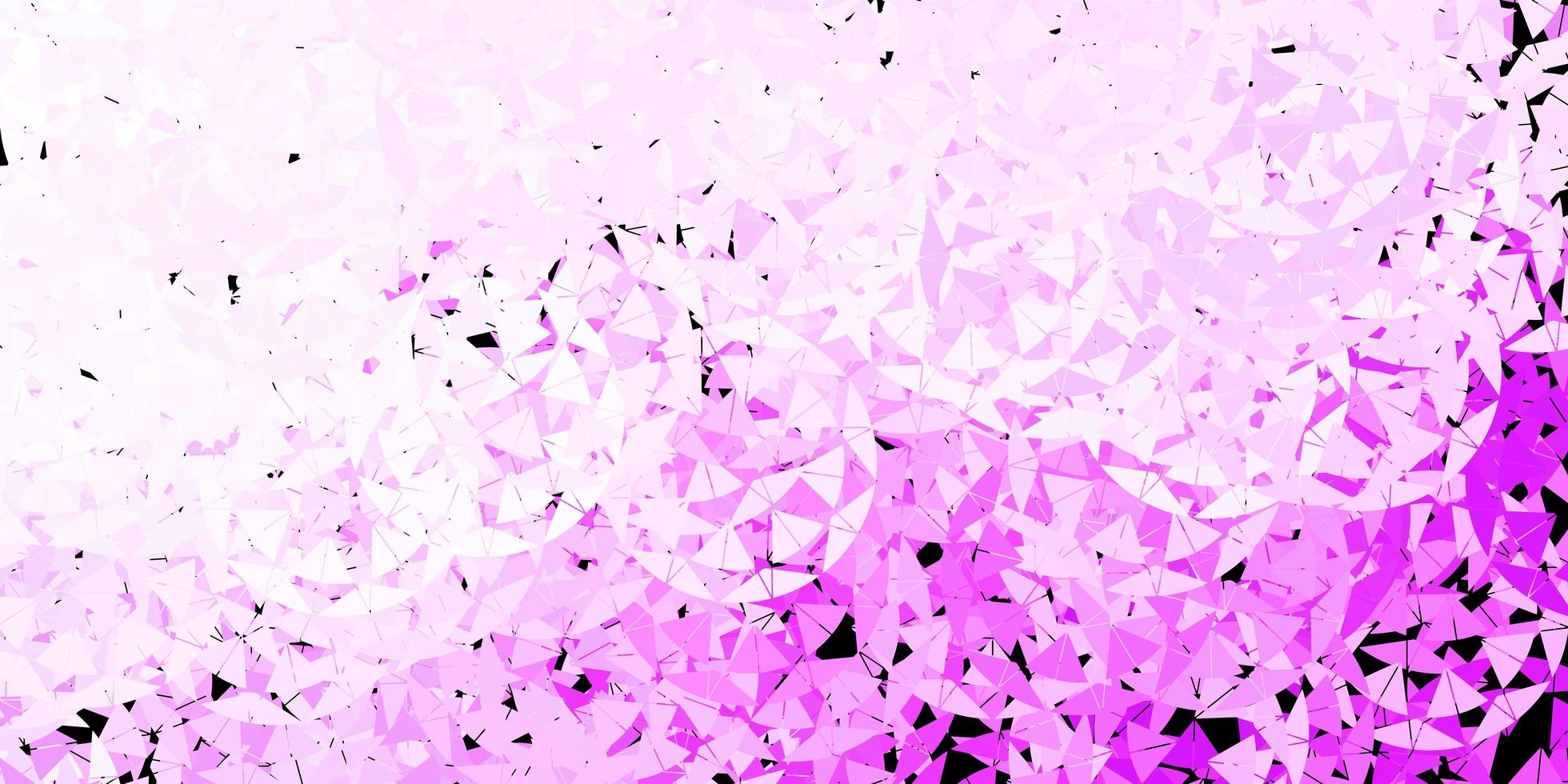 fundo vector roxo claro com triângulos.