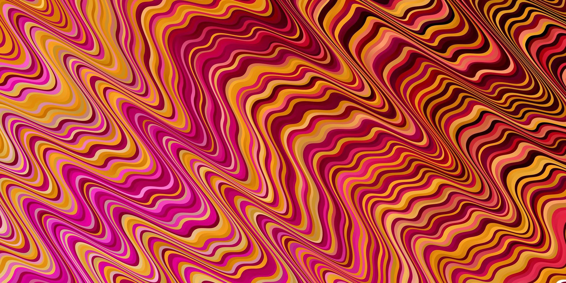 textura vector rosa claro, amarelo com arco circular.