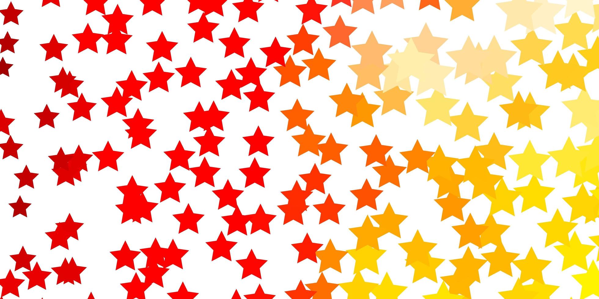 fundo vector amarelo escuro com estrelas coloridas.