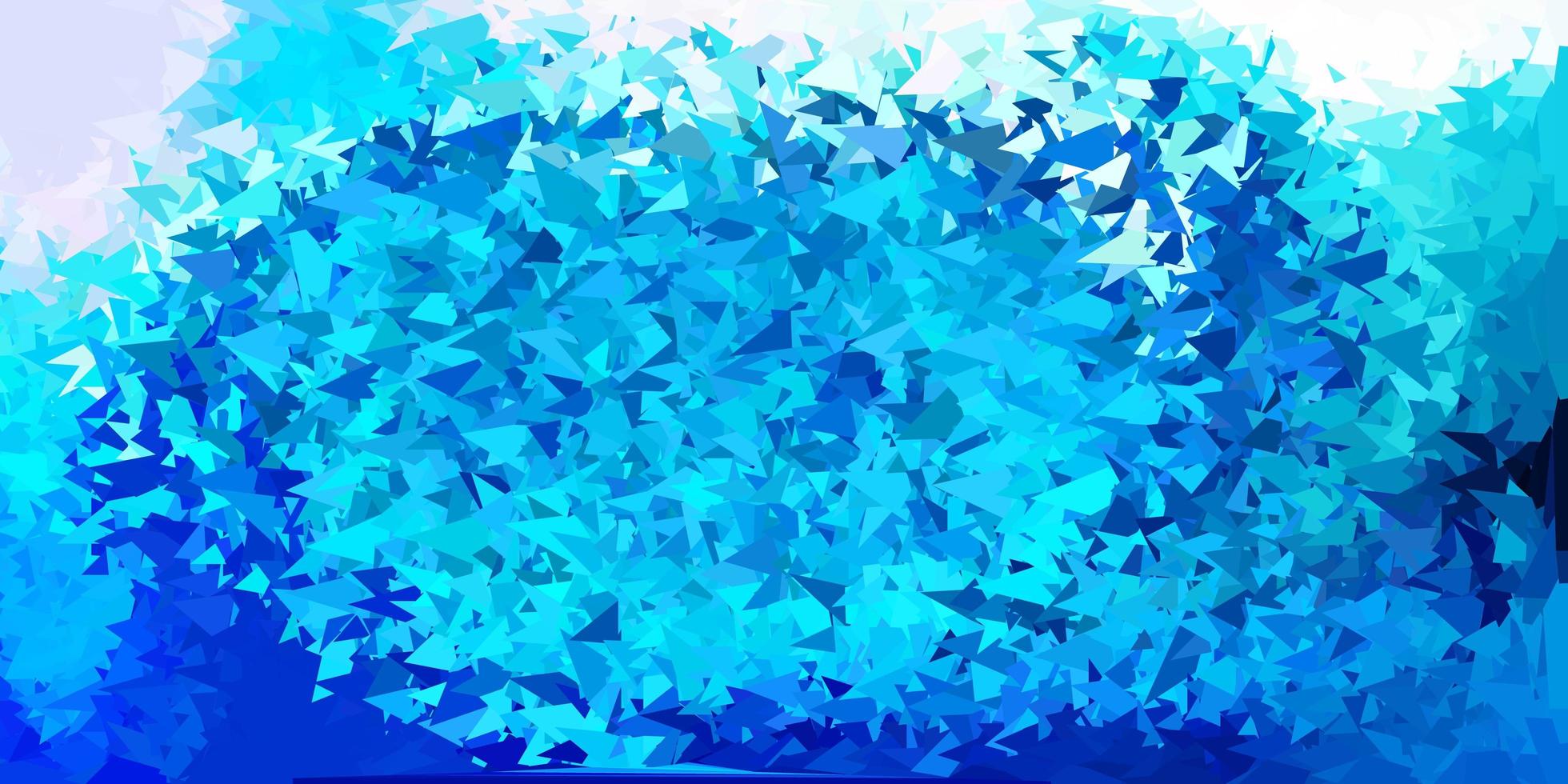 cenário poligonal de vetor azul claro.