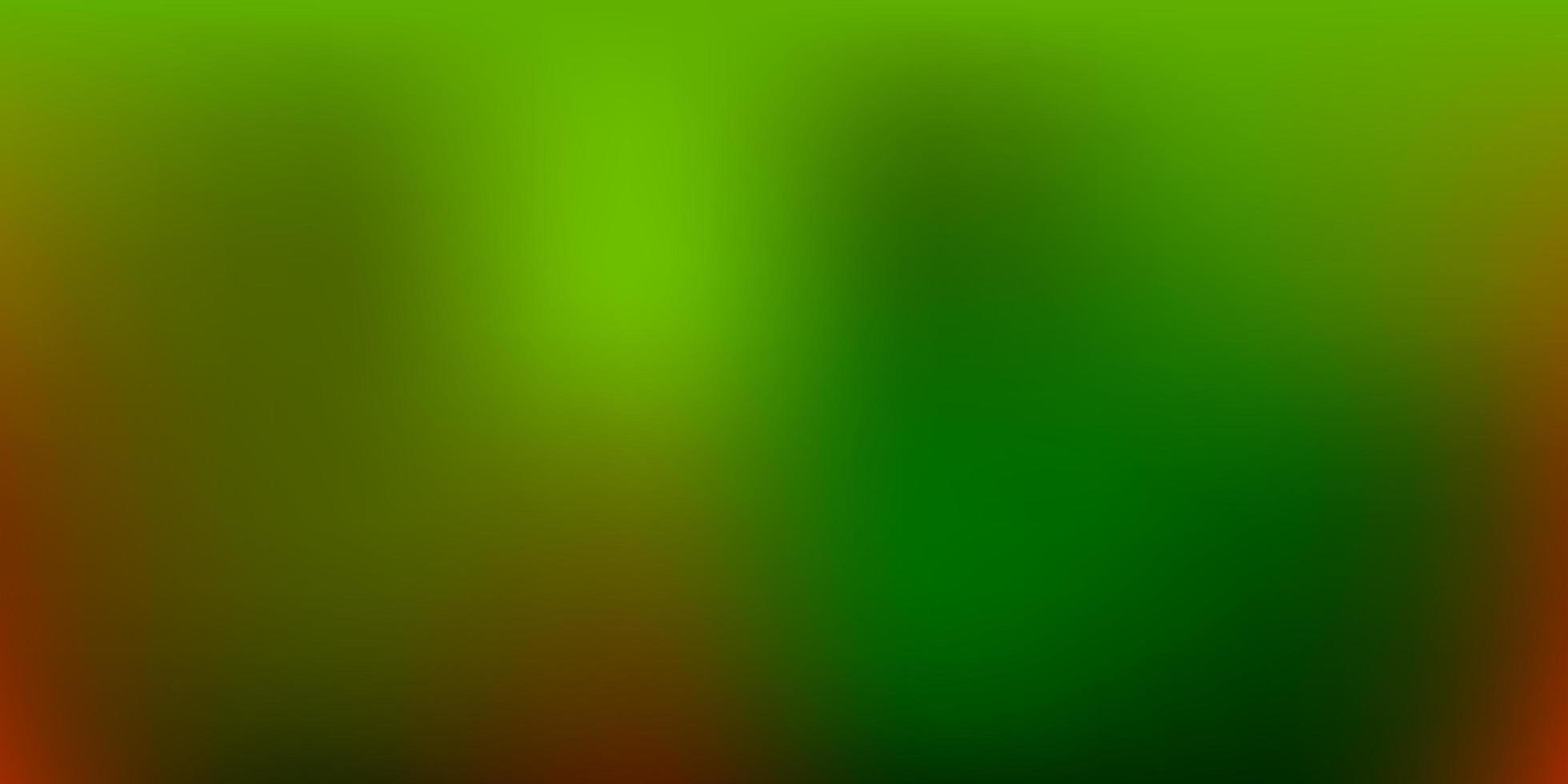 pano de fundo de desfoque de gradiente de vetor verde escuro e amarelo.