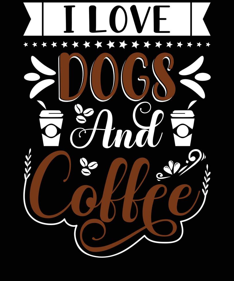 vetor de design de camiseta de café eps