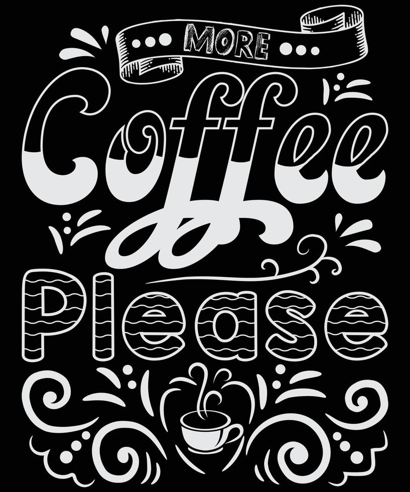 vetor de design de camiseta de café eps