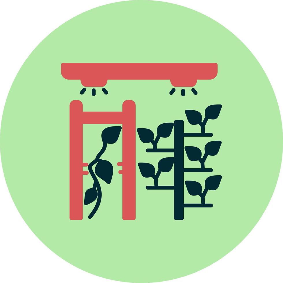 ícone de vetor de jardim vertical