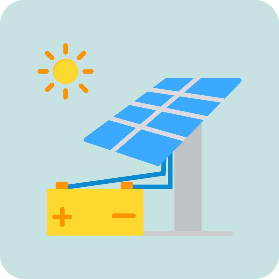 ícone de vetor de energia solar